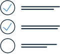 Icon of a checklist