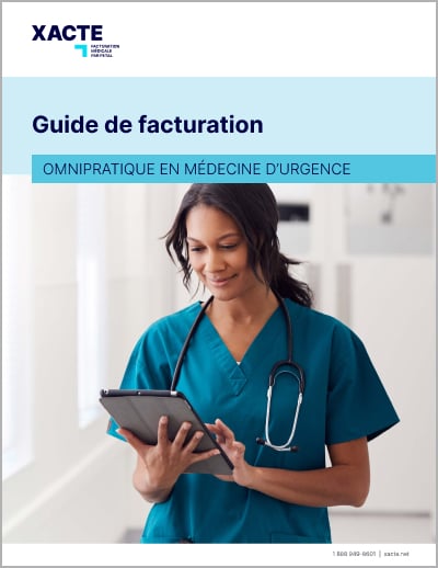 Couverture du Guide de facturation pour l'omnipratique en médecine d'urgence