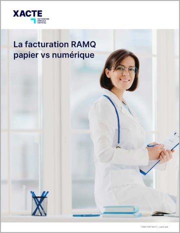 Cover of the RAMQ paper vs. digital billing guide