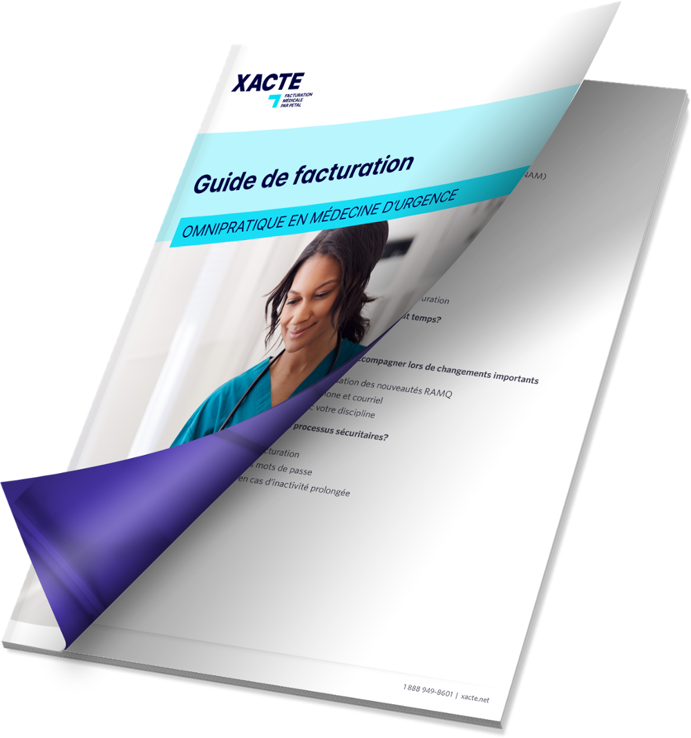 Guide de facturation médicale en omnipratique pour médecine durgence de Xacte