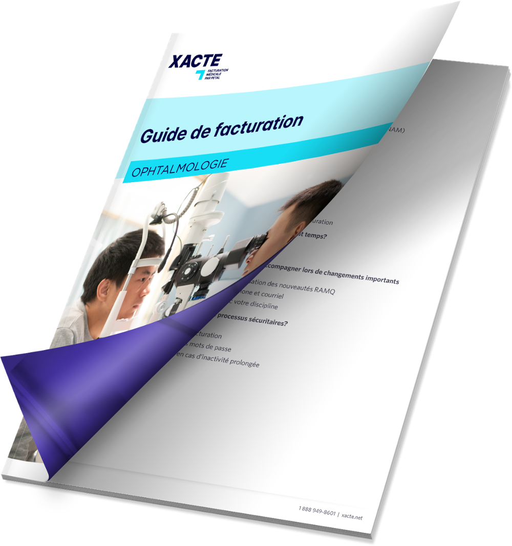 Guide de facturation médicale en ophtalmologie de Xacte