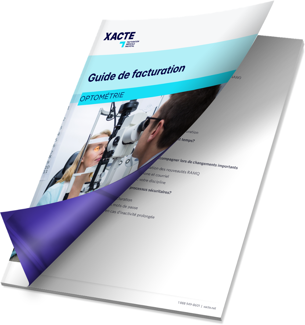 Guide de facturation en optométrie de Xacte